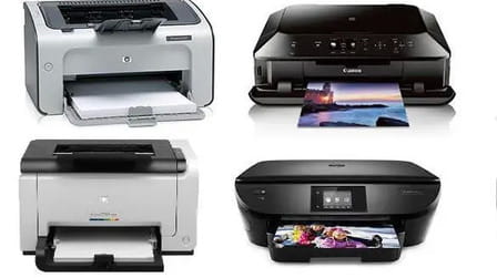 Different Types Of Printers