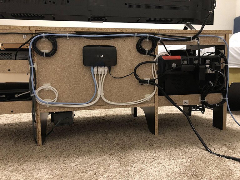 Cable Management Ideas For TV