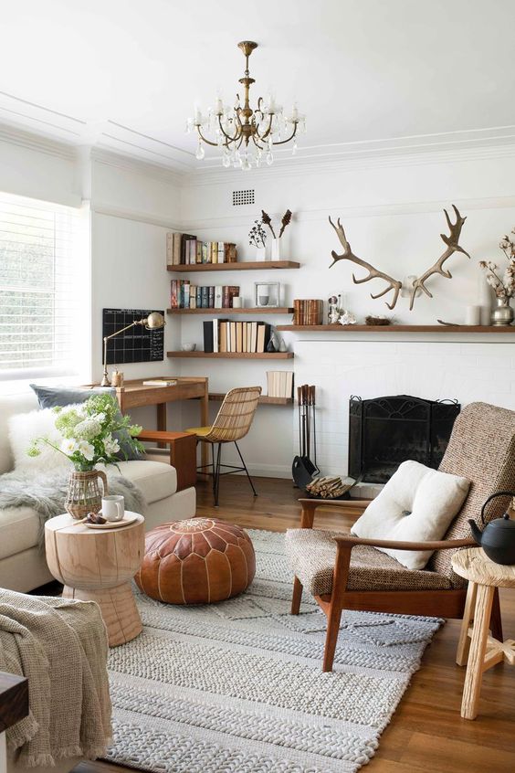 Idea for Earthy Cottage Home Office