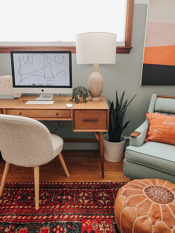 Idea for Earthy Cottage Home Office