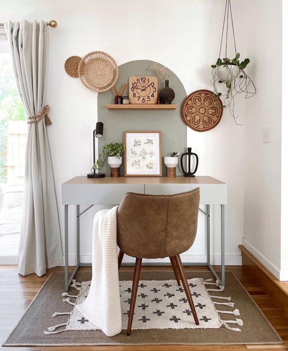 Idea for Earthy Cottage Home Office