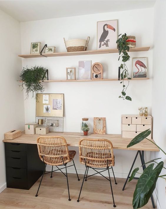 Idea for Earthy Cottage Home Office