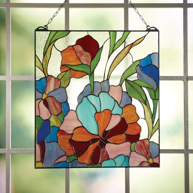 How To Hang Stained Glass Panels How To Hang Stained Glass Panels
