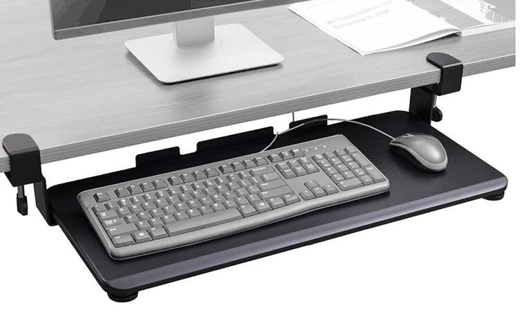 How To Install Keyboard Tray Under Desk